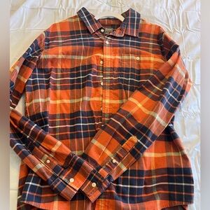 L.L.Bean Signature Shirt, Button Down, Size Large.